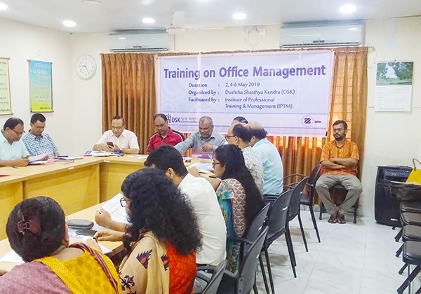 Training Program Titled 'Office Management' in Dhaka under Dushtha Sha...